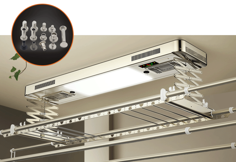 拉斯维加斯3499进入网站不锈钢铆钉应用于晾衣架