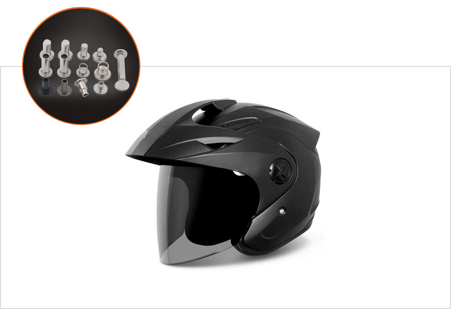 拉斯维加斯3499进入网站不锈钢铆钉应用于摩托车头盔