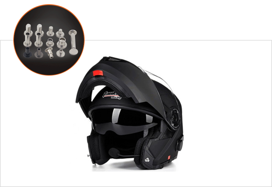 拉斯维加斯3499进入网站不锈钢铆钉应用于摩托车头盔