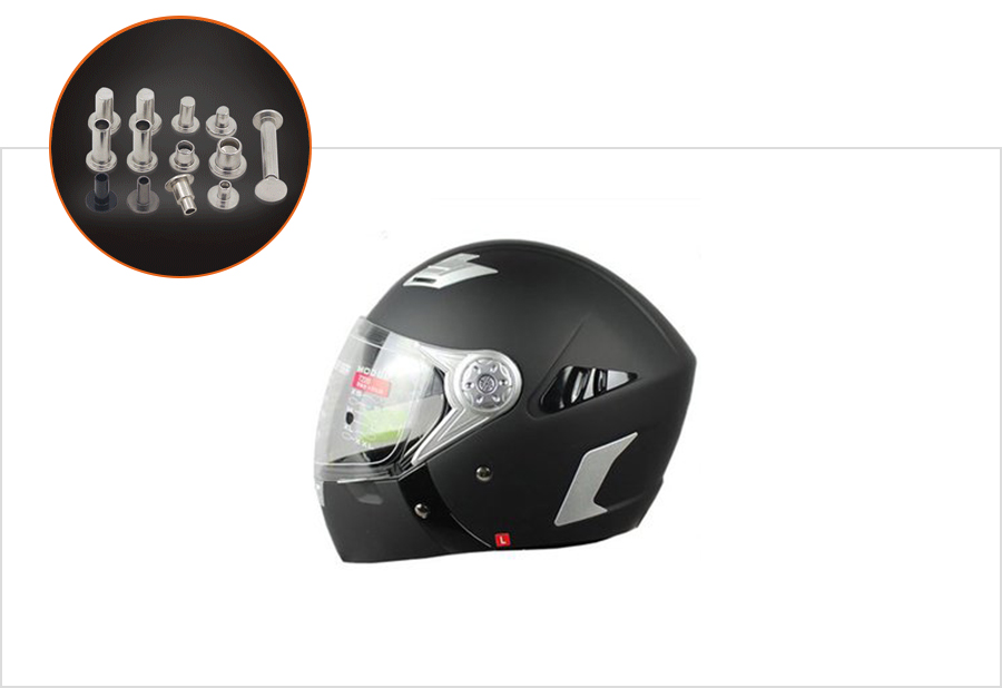 拉斯维加斯3499进入网站不锈钢铆钉应用于摩托车头盔