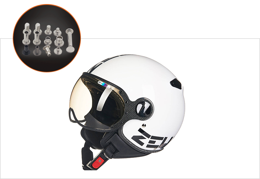 拉斯维加斯3499进入网站不锈钢铆钉应用于摩托车头盔